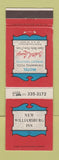 Matchbook Cover - New Williamsburg Inn MD