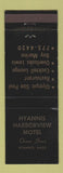 Matchbook Cover - Hyannis Harborview Motel MA