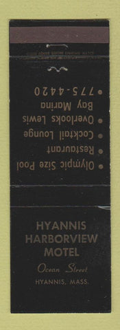Matchbook Cover - Hyannis Harborview Motel MA