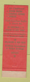 Matchbook Cover - Madison Hotel Atlantic City NJ