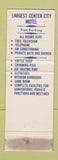 Matchbook Cover - Lombardy Motel Atlantic City NJ