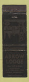 Matchbook Cover - Arrow Lodge Alma NE WEAR