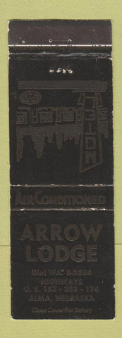 Matchbook Cover - Arrow Lodge Alma NE WEAR