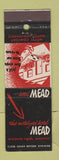 Matchbook Cover - Mead Hotel Wisconsin Rapids WI