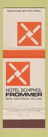 Matchbook Cover - Hotel Schiphol Frommer Amsterdam Holland