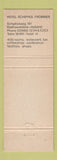 Matchbook Cover - Hotel Schiphol Frommer Amsterdam Holland