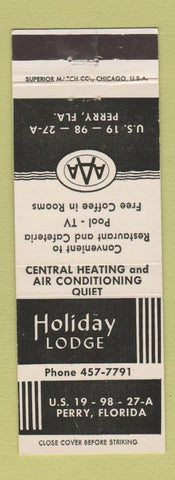 Matchbook Cover - Holiday Lodge Perry FL