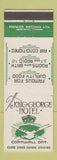 Matchbook Cover - King George Hote Cornwall ON