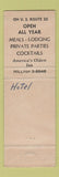Matchbook Cover - Longfellow's Wayside Inn South Sudbury MA
