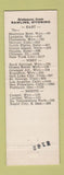 Matchbook Cover - Ideal Motel Rawlins WY