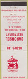 Matchbook Cover - Carousel Restaurant Brooklyn NY