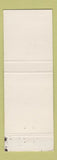 Matchbook Cover - Jeanne Restaurant Motor Court Lincoln NH GREEN