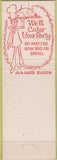 Matchbook Cover - A1 Caterers Rochester NY Wedding Cake