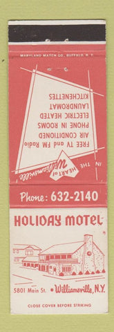 Matchbook Cover - Holiday Motel Williamsville NY