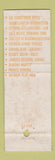 Matchbook Cover - Kingston Hotel Y Acht Club Miami Beach FL