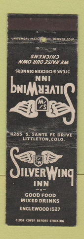 Matchbook Cover - Silver Wing Inn Littleton Colorado