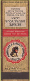 Matchbook Cover - Pioneer Life Insurance Gadsden AL