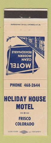 Matchbook Cover - Holiday House Motel Frisco Colorado