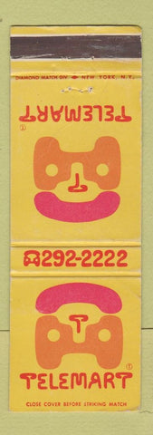 Matchbook Cover - Telemart Telephone WEAR