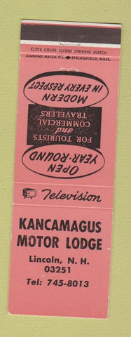 Matchbook Cover - Kancamagus Motor Lodge Lincoln NH
