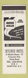 Matchbook Cover - Skyliner Motel Moncton NB WHITE