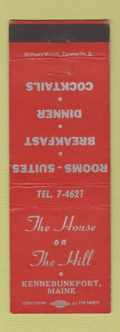 Matchbook Cover - Hosue on the Hill Kennebunkport ME