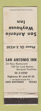 Matchbook Cover - San Antonio Wayhouse Inn TX WEAR