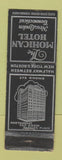 Matchbook Cover - Mohican Hotel New London CT WEAR