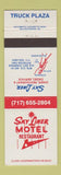 Matchbook Cover - Sky Liner Motel Restaurant Pittston PA