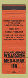 Matchbook Cover - Med O Mak Inn Waldoboro ME WRITING