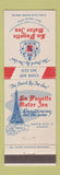 Matchbook Cover - La Fayette Motor Inn Atlantic City NJ Eiffel Tower