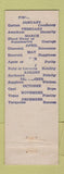Matchbook Cover - London Hotel New Orleans LA