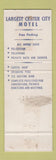 Matchbook Cover - Lombardy Motel Atlantic City NJ