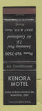Matchbook Cover - Kenora Motel Windsor ON