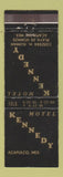 Matchbook Cover - Kennedy Motel Acapulco Mexico WEAR
