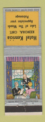 Matchbook Cover - Hotel Kenricia Kenora ON WEAR