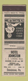 Matchbook Cover - Hotel Johnston Duncannon PA