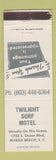 Matchbook Cover - Twilight Surf Motel Myrtle Beach SC