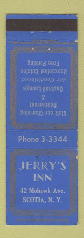 Matchbook Cover - Jerry's Inn Scotia NY