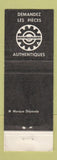 Matchbook Cover - Ski Doo Snowmobiles Sarto Gagne Victoriaville QC WORN