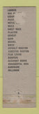 Matchbook Cover - Carolina Lumber Company Jacksonville FL