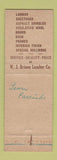 Matchbook Cover - WJ Brinen Lumber Muskegon MI