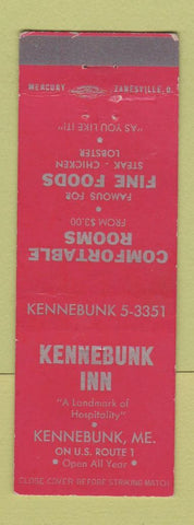 Matchbook Cover - Kennebunk Inn ME