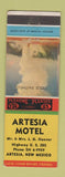 Matchbook Cover - Artesia Motel NM