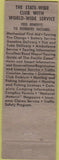 Matchbook Cover - National Automobile Club WEAR girlie