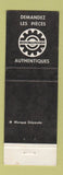 Matchbook Cover - Ski Doo Snowmobiles Langlois Frere Montmagny QC