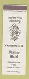 Matchbook Cover - Skyline Motel Yankton SD
