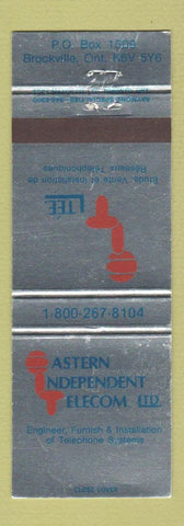 Matchbook Cover - Eastern Independent Telecom Brockville ON Telephone WEAR