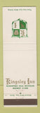Matchbook Cover - Kingsley Inn Bloomfield Hills MI