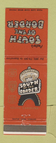 Matchbook Cover - Pedro's South of the Border Dillon SC
